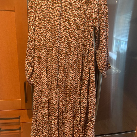 Long sleeve empire waist dress - Picture 4 of 5